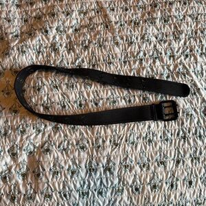 All Black Grommet Belt
